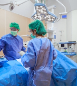 Doctors in surgery