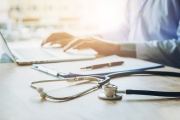 stock image of someone conducting clinical research